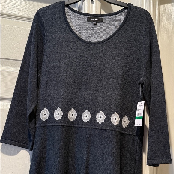 NWT Sweater Dress Cottage Core Curve Hugging, Hour Glass Modern Twee Slimming L - Picture 7 of 16